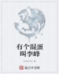 有个混蛋叫李峰的