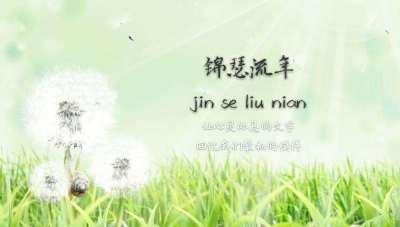 锦瑟流年 歌词